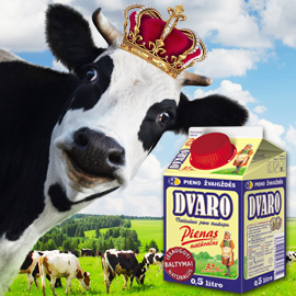 „Dvaro“ pienas ir grietinė populiariausi Lietuvoje